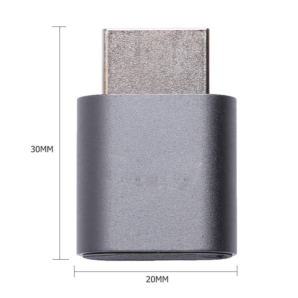 ビットコイン マイニング グラフィック用 HDMIダミー アダプター USB HDMI互換-1個グレー - 画像6