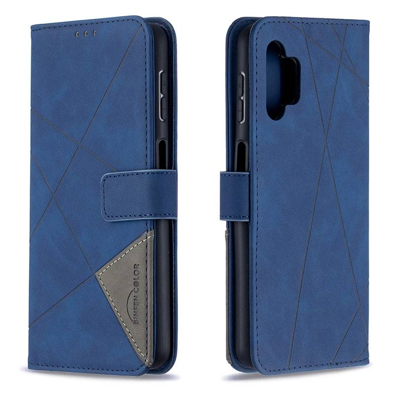 Galaxy A32 ケース 手帳型 カバー 赤 PUレザー スタンド機能 マグネット式 カード収納  赤 - 画像2