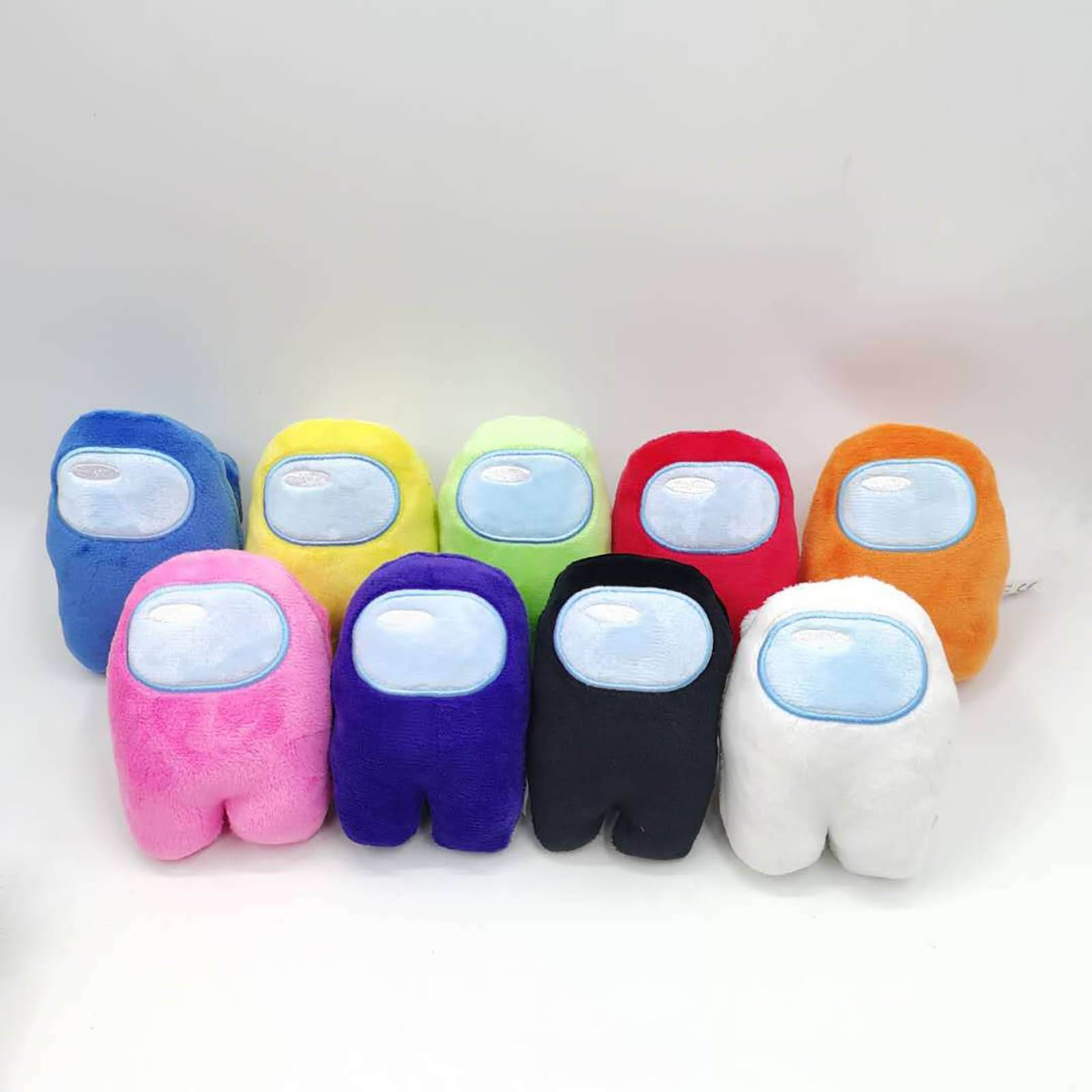 アマングアス Among Us ゲーム imposter friend ぬいぐるみ 10cm ギフト かわいい 音 ホット ソフト ぬいぐるみ カラフル クルー メイト 人形 ハンド サイズ キッズ - 画像4