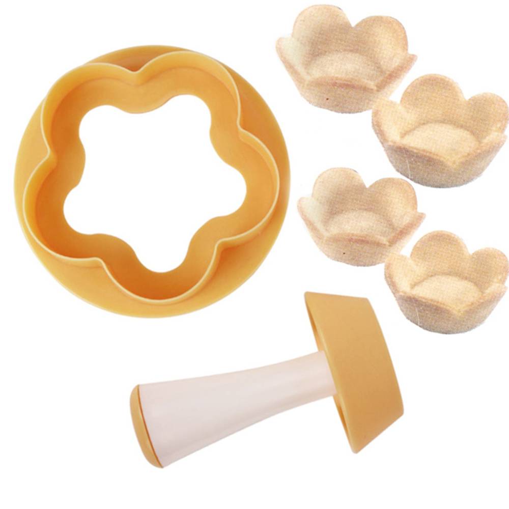 ペストリー タンパー タルト シェルモールド フラワー バレンタイン お菓子作り 生地   ピンク