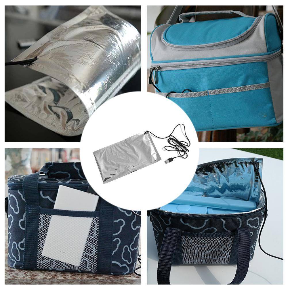 ランチバッグ用ウォーマー usb 保温 プレート 保温機 カイロ 暖かい 冬 お弁当 アウトドア  - 画像6