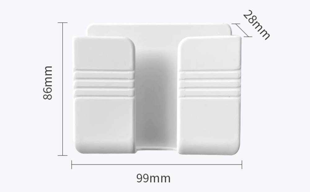 リモコン 収納 エアコン TV スマホホルダー 充電スタンド 壁掛け 収納ボックス  シンプル 白