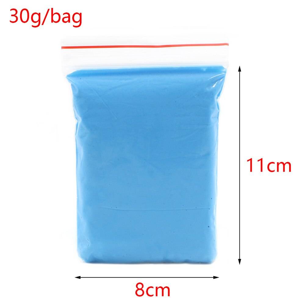 スライム  30g ビッグパックハンドガム プレイドウ ふわふわ フロームリズンライト クレイ  紫 - 画像3