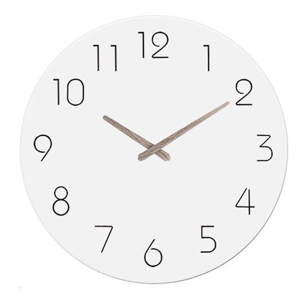 時計 壁掛け アナログ 木製 北欧 おしゃれ シンプル ミニマル ウォールクロック インテリア モダン ギ - 画像1