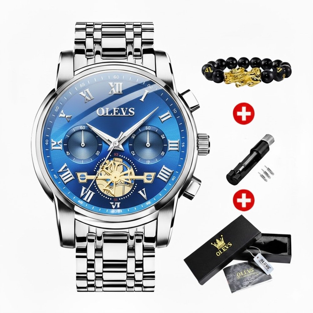 腕時計 男性 メンズ アナログ クォーツ ウォッチ クロノグラフ 夜光 ストップウォッチ