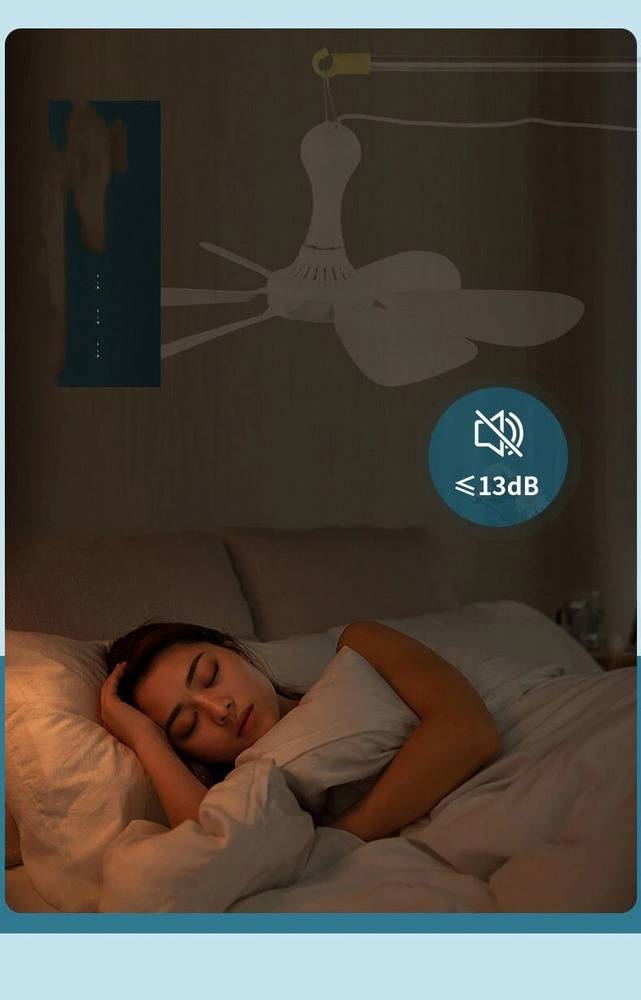 シーリングファン 扇風機 ファン サーキュレーター 吊り下げ フック 天井 テント キャンプ アウ  - 画像6