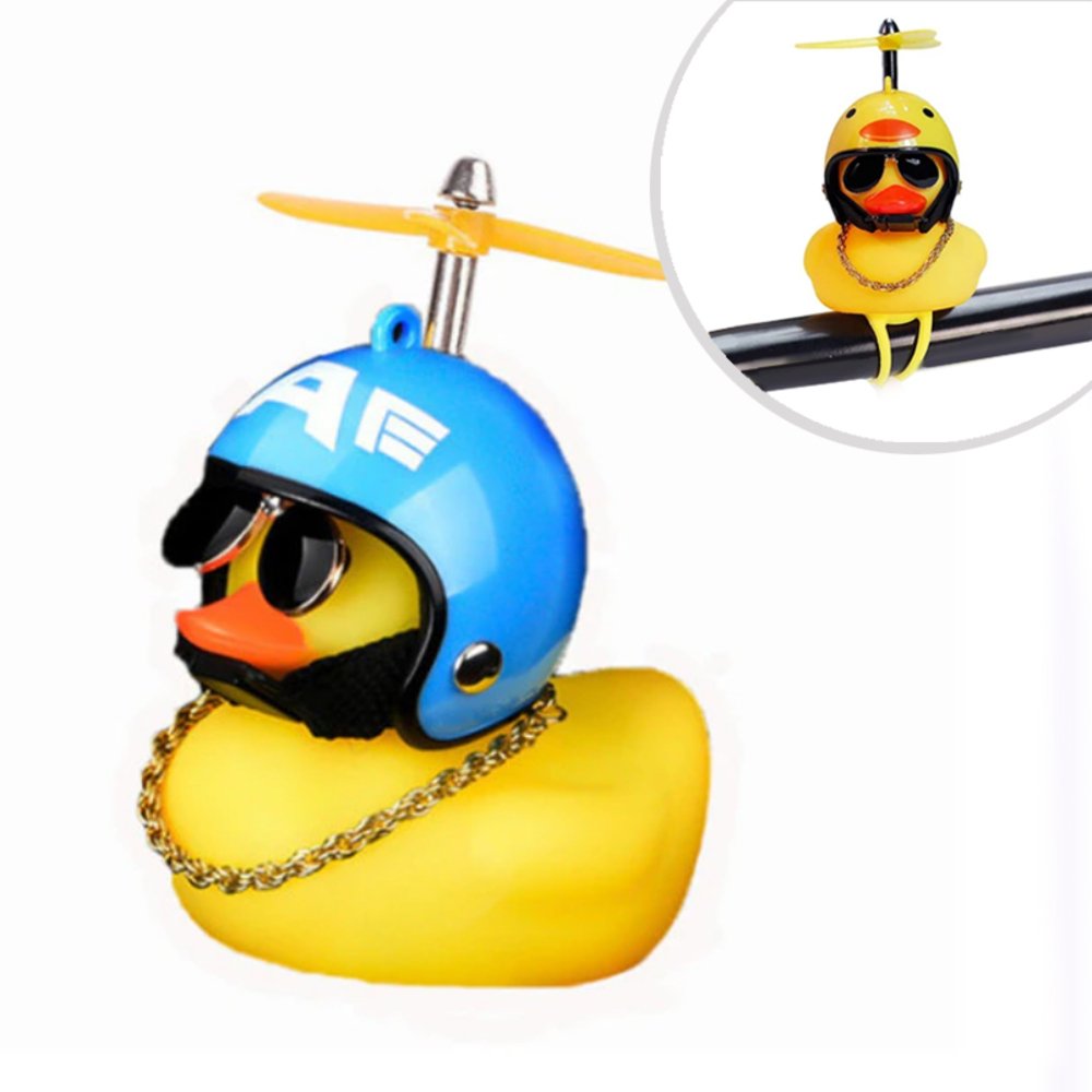 アヒル お風呂 ヘルメット バイク 音が鳴る  自転車ベル 自転車グッズ ロードバイク   