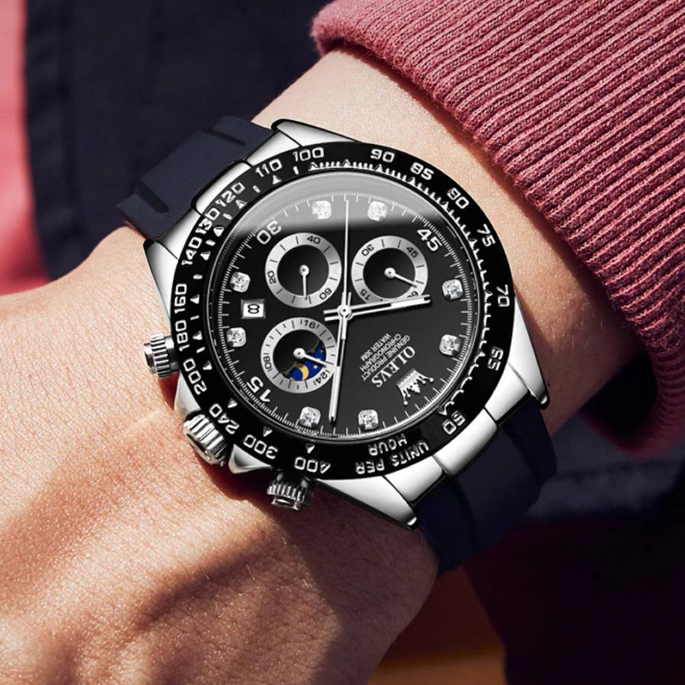 メンズ 腕時計 スポーツ 防水 ビジネス おしゃれ かっこいい プレゼント ギフト - 画像4