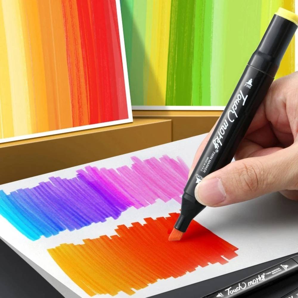 カラーペン マーカーペン セット 子供 36色 お絵かき プレゼント 子供 キッズ 漫画 イラスト 36色 - 画像2