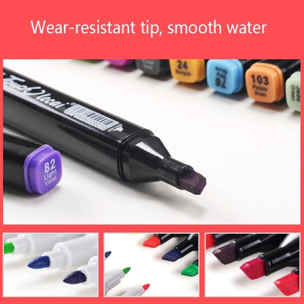 カラーペン マーカーペン セット 子供 36色 お絵かき プレゼント 子供 キッズ 漫画 イラスト 36色 - 画像3