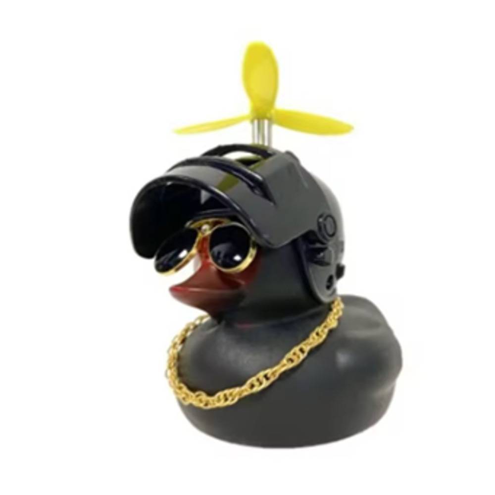 アヒル バイク かわいい 自転車 おもちゃ ヘルメット 音が鳴る ちょいワル プロペラ付き  牛 - 画像3