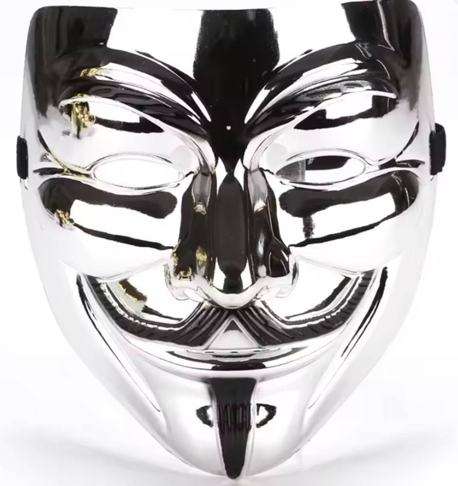 アノニマス 仮面 ガイフォークス マスク 怪盗  お面 コスプレ ハッカー Vフォ 