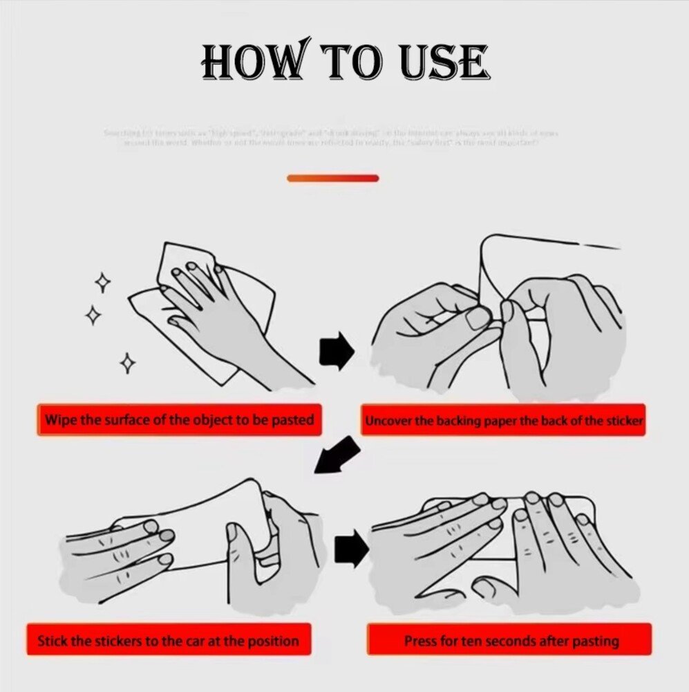 カーステッカー 赤ちゃん 安全 警告 車 反射 ベイビーインカ― 安全運転 事故防止 - 画像3