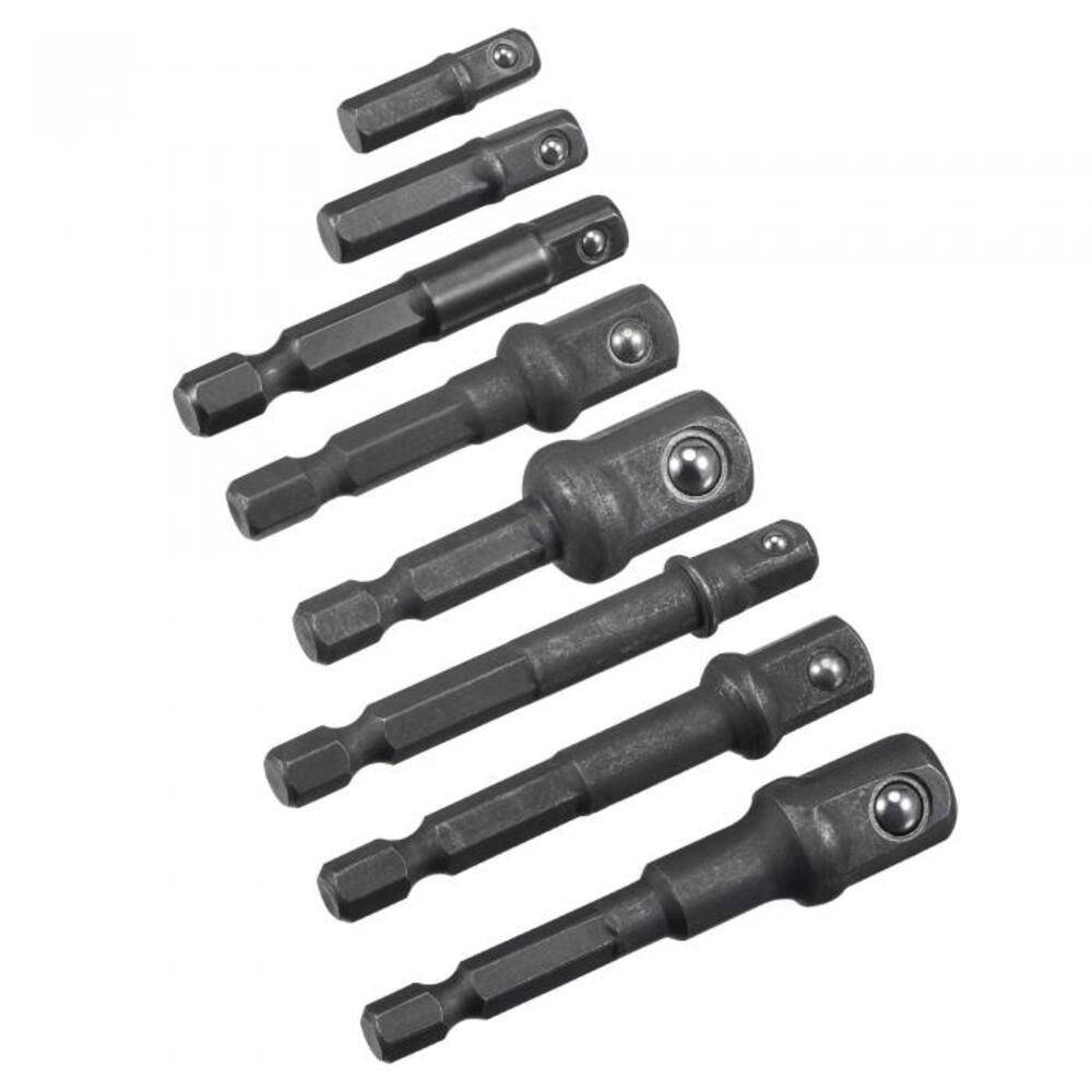 電動ドリル用 六角 ハンドルアダプター 8本セット エクステンションロッド ソケット変換 