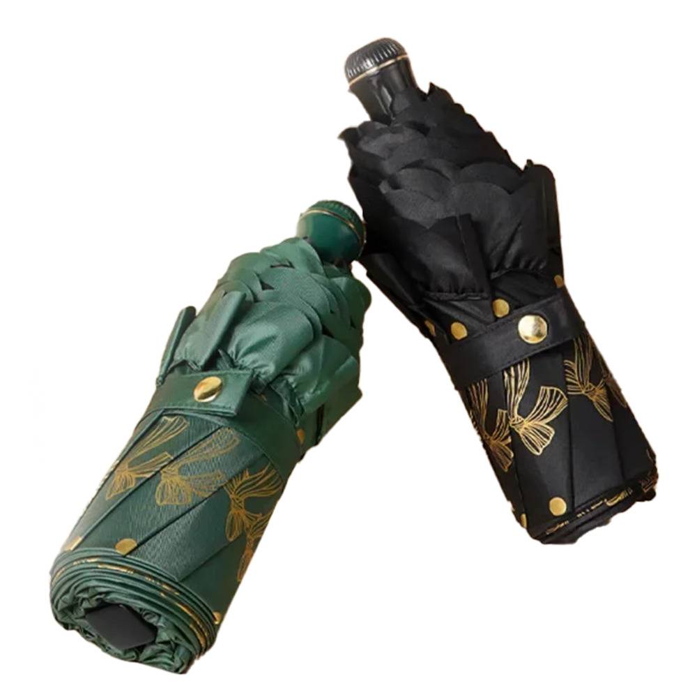 折り畳み 傘 レース 自動 女性用 UV保護 折りたたみ 雨 太陽 晴雨兼用  ブラック