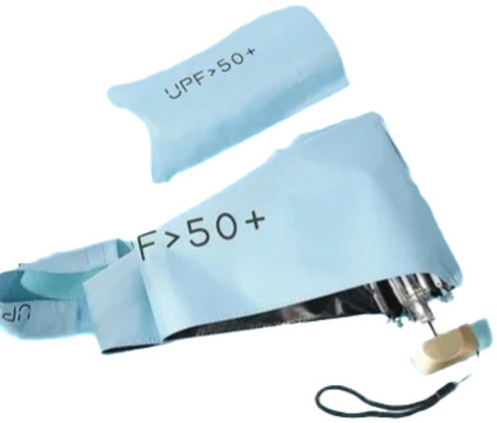 折り畳み 傘 女性用 おりたたみ 超軽量 ミニ UV 日除け 晴雨 多目的 フラット ブルー