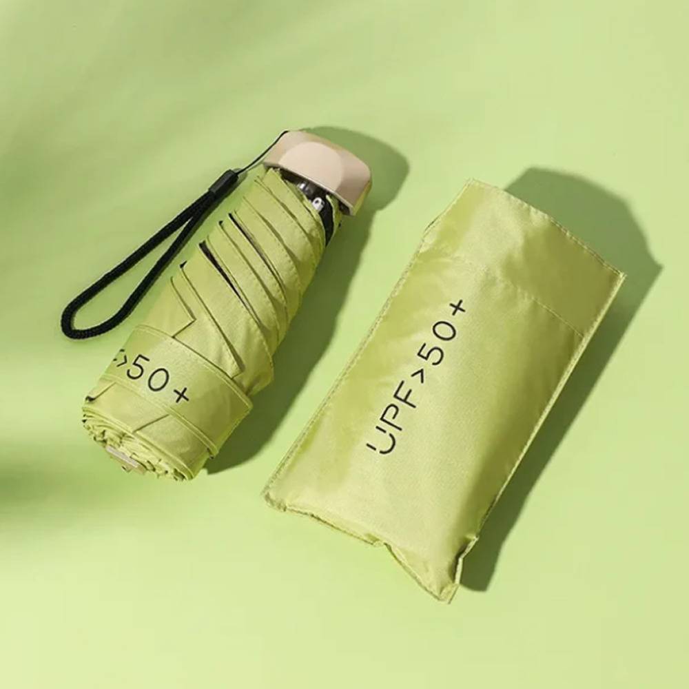 日傘 折り畳み傘 晴雨兼用 超軽量 ミニサイズ UV 日焼け防止 UV UPF50  グリーン