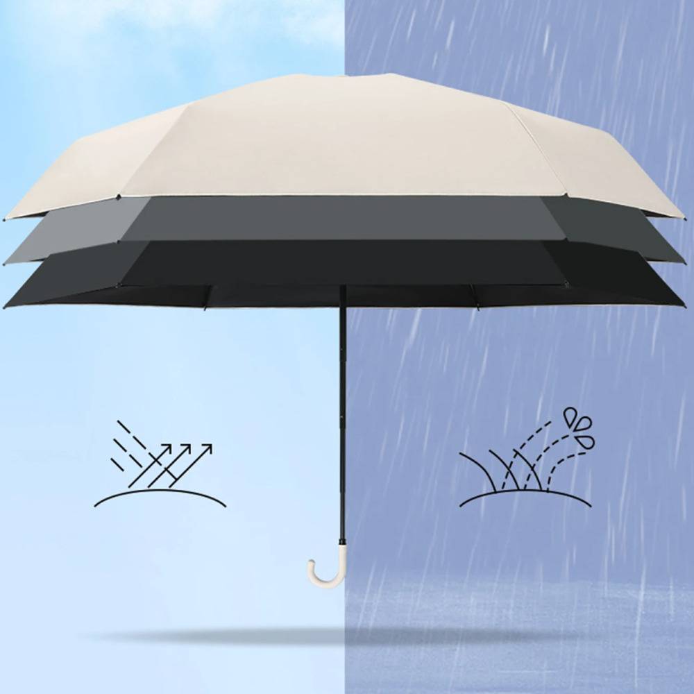 日傘 リボン付き 折りたたみ傘 晴雨兼用 超軽量 コンパクト UV UPF50＋ かわいい キャンディカラー ピンク - 画像4