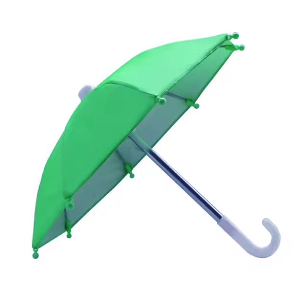 スマホ ミラー 雨除け バイク オートバイ 自転車 ホルダー ツーリング ミニ傘 パラソル 便利 緑