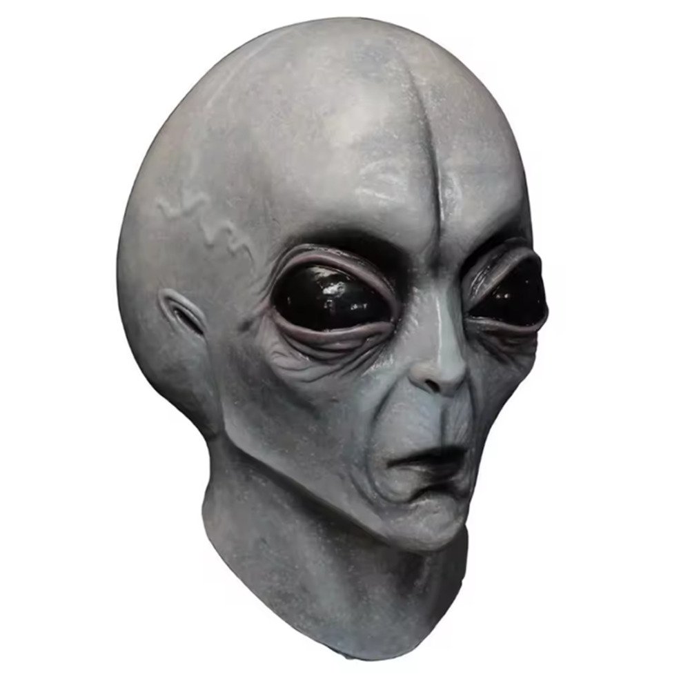 ハロウィン エイリアン 宇宙人 UFO マスク お面 コスプレ 仮装 ホラー お化け屋敷 小道具 