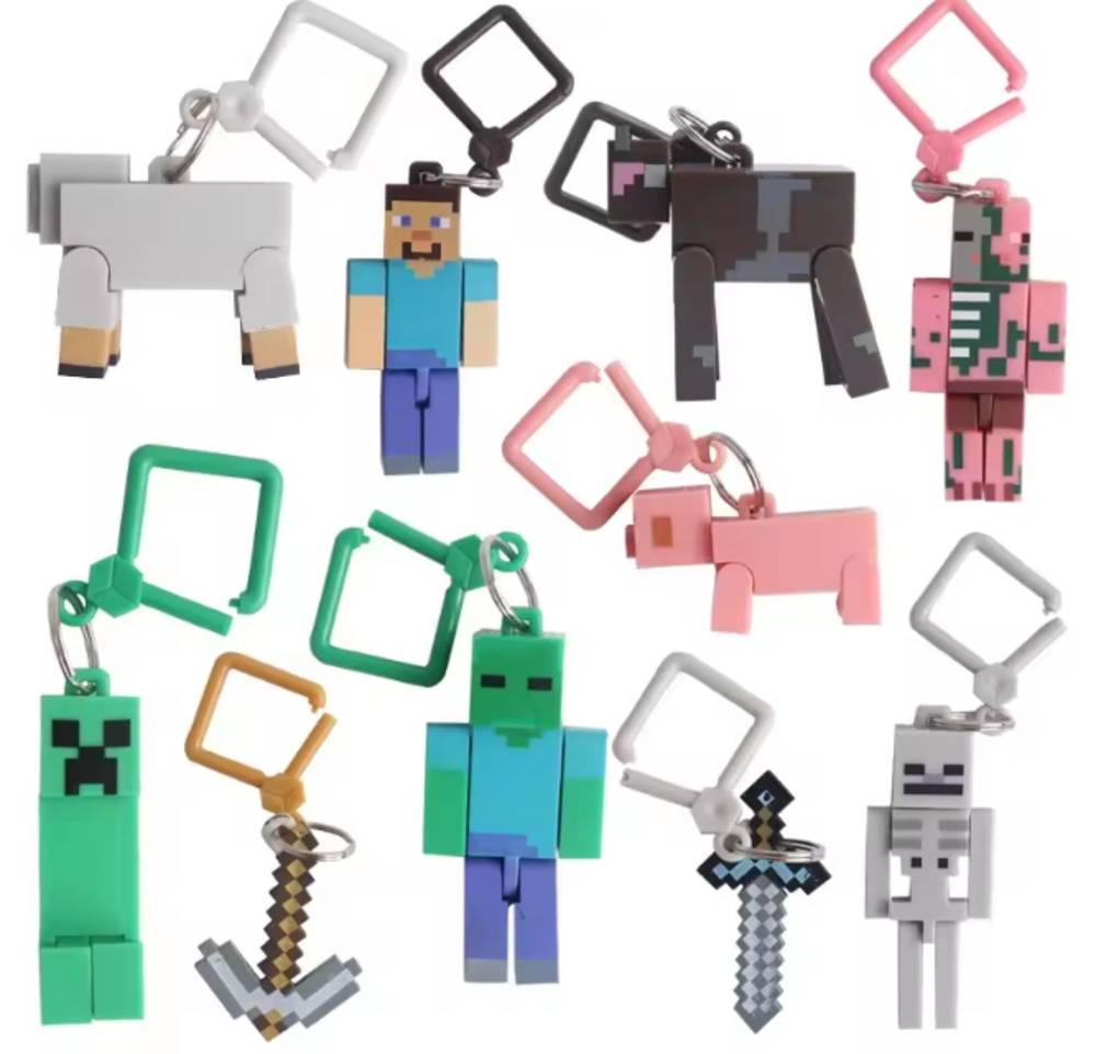 マイクラ Minecraft ゾンビ キーホルダー ゲーム ブロック フィギュア おもち ゾンビ - 画像2