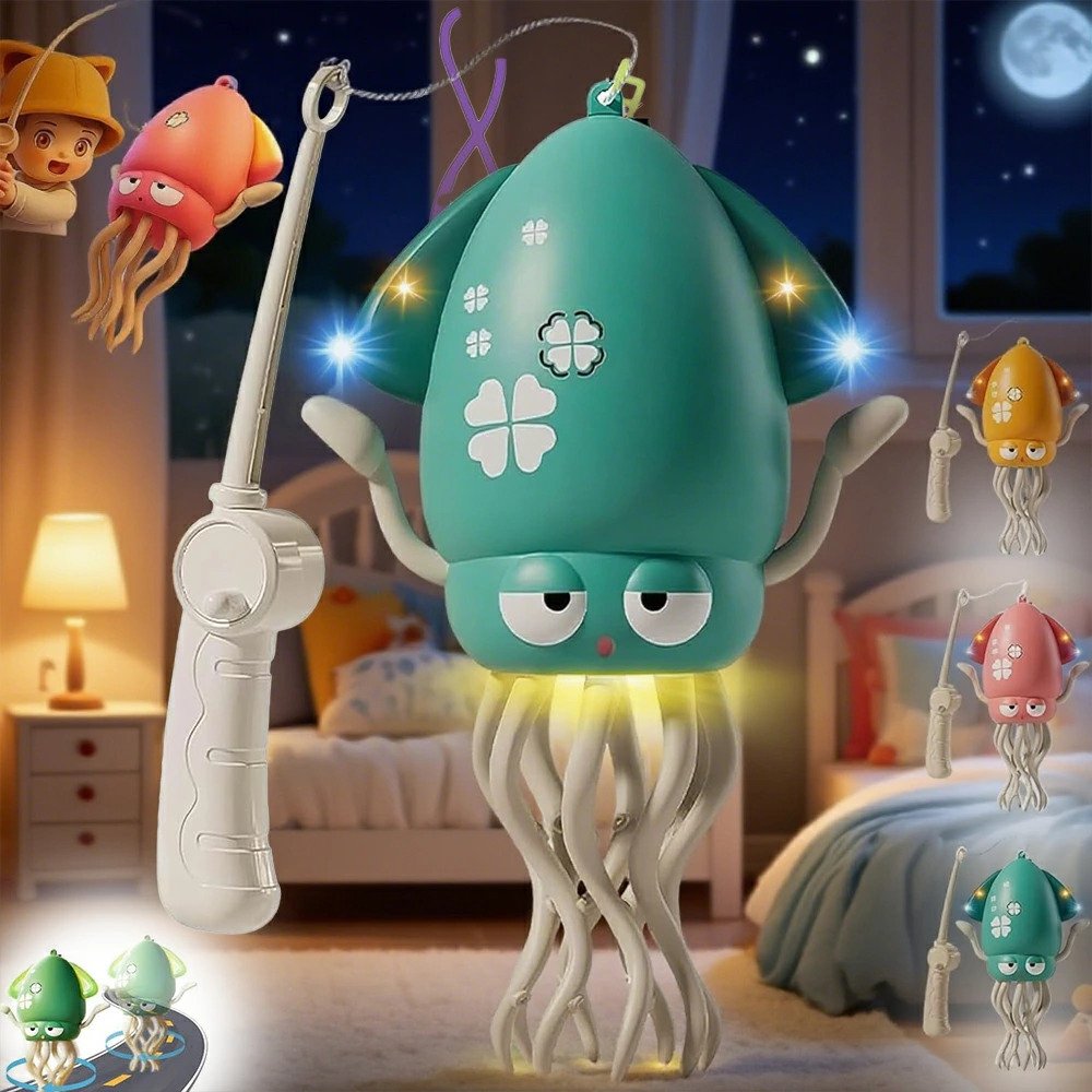 ダンシング イカ たこ 動くおもちゃ 中毒性 電動 玩具 ギフト フィギュア  パーティー楽しい