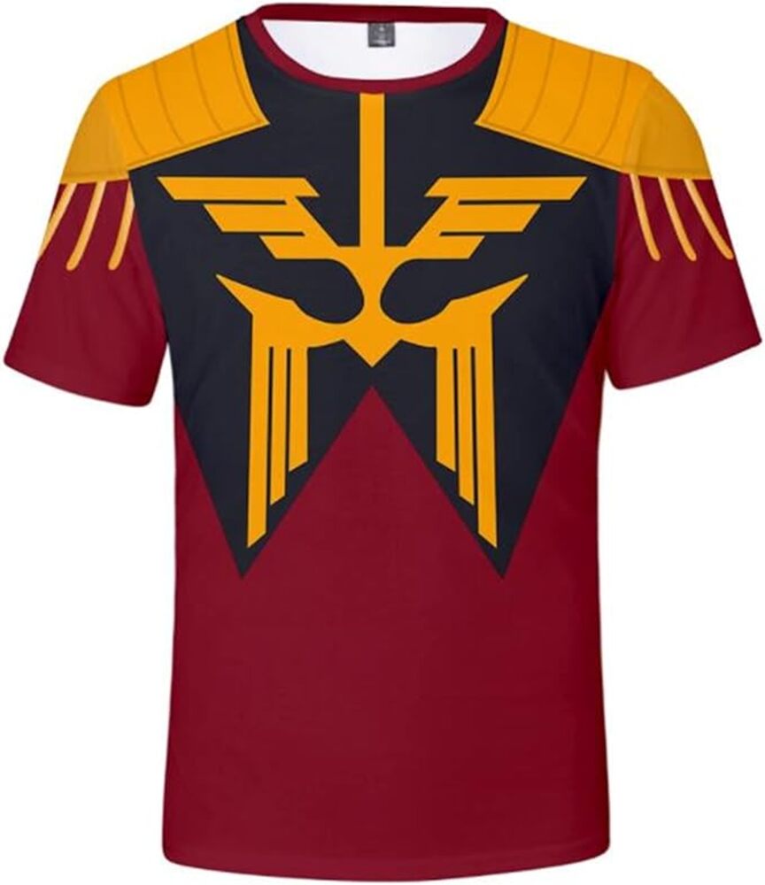 アニメ風 モビルスーツ コスプレ Tシャツ 半袖 3Dプリント メンズ レディース ハロウィン L