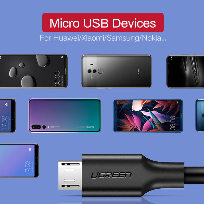 USBケーブル マイクロUSB 3A 高速充電 Android スマホ アルミシルバー 2m - 画像6