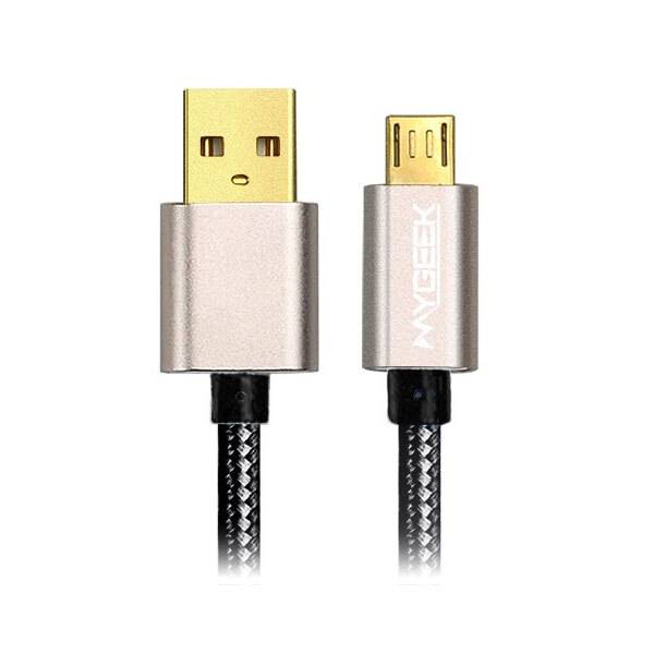 マイクロ USB 充電ケーブル ナイロン 充電 スマホ 耐久性 断線 micro USB  25cm