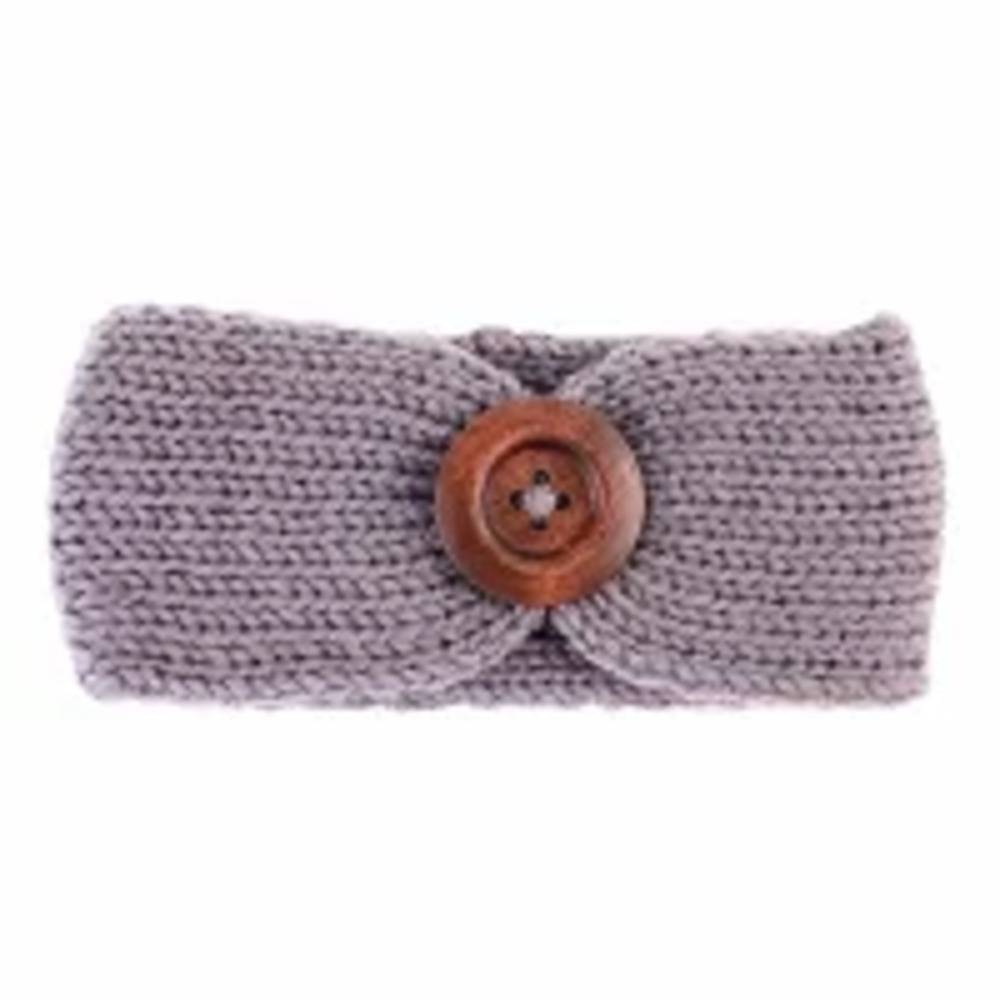 ベビーターバン ヘッドバンド イヤーマフ フリー 防寒 赤ちゃん ニット帽子 子供 ヘアバンド - 画像3