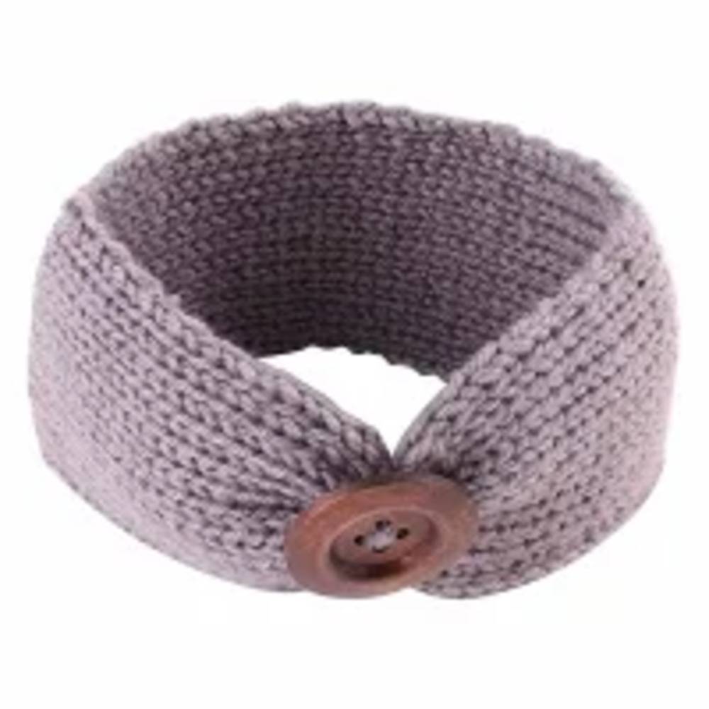 ベビーターバン ヘッドバンド イヤーマフ フリー 防寒 赤ちゃん ニット帽子 子供 ヘアバンド - 画像4