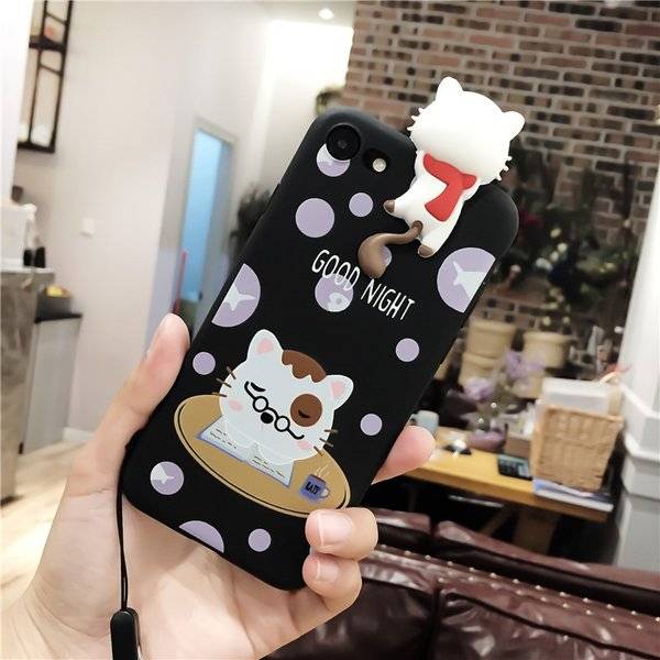 iPhone 8 スマホカバー かわいい猫、ウサギ  かわいいねこ-iPhone 8 - 画像2