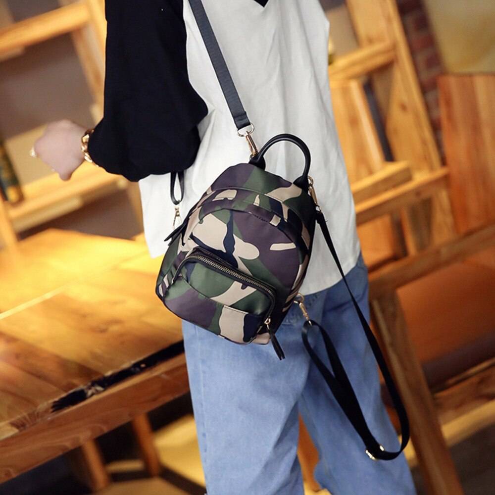 リュック バックパック ミニ コンパクトサイズ 迷彩 ミリタリー カモフラージュ 多機  - 画像4