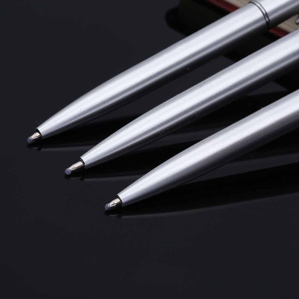 1PCs 目に見えないインク スパイボールペン 日用品 金属素材 UVライトマジックシークレットペン |学  - 画像4