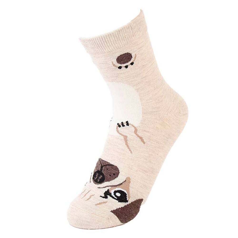 犬 靴下 レディース おしゃれ かわいい コットン 綿 プレゼント ギフト パグロング