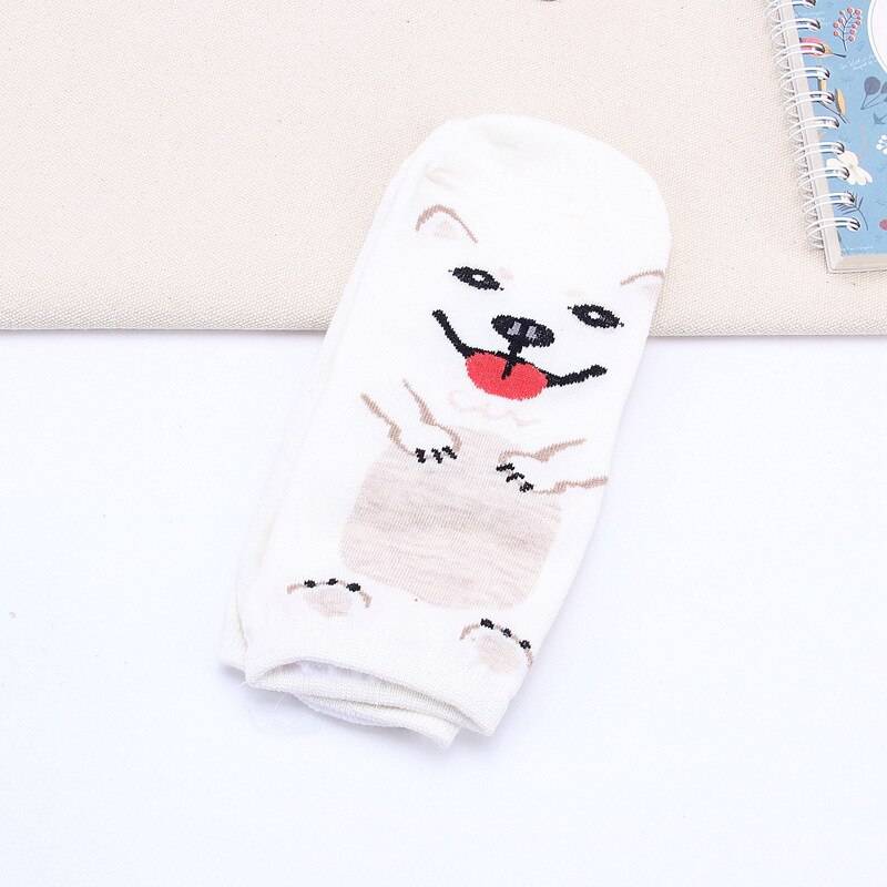 犬 靴下 レディース おしゃれ かわいい コットン 綿 プレゼント ギフト パグロング - 画像12