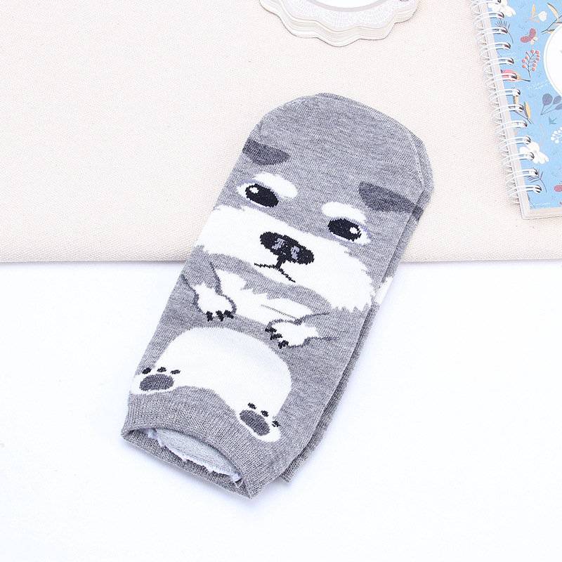 犬 靴下 レディース おしゃれ かわいい コットン 綿 プレゼント ギフト パグロング - 画像13