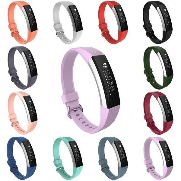 Fitbitアルタ HRスマートリストバンドウォッチ 交換 リストバンド シリコン ブラック - 画像14