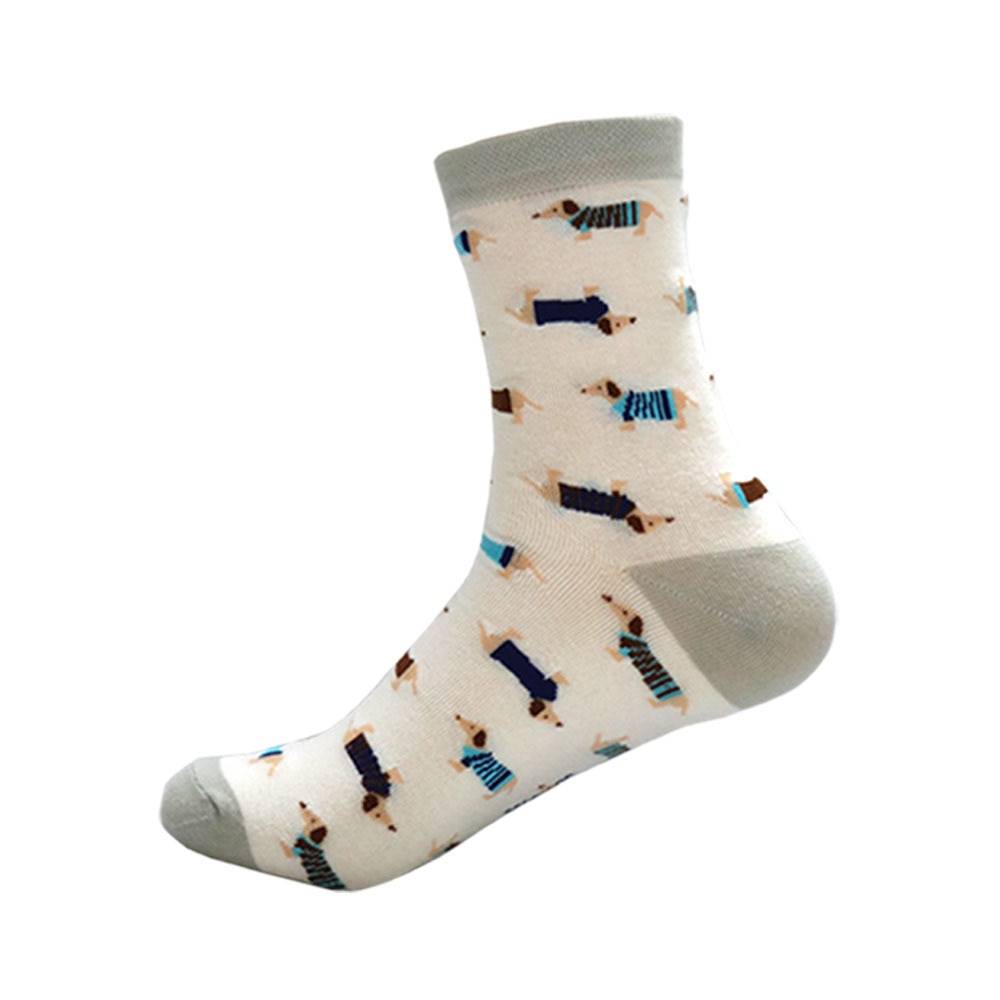 女性ダックスフントショートソックス 女の子レディース かわいいカラフル ペッ  - 画像6
