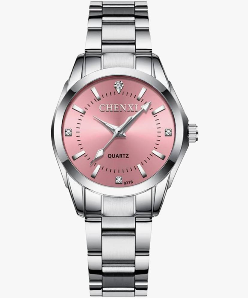 ブランド 腕時計 レディース おしゃれ ファッション ステンレス シンプル 人気 プレゼント    ピンク