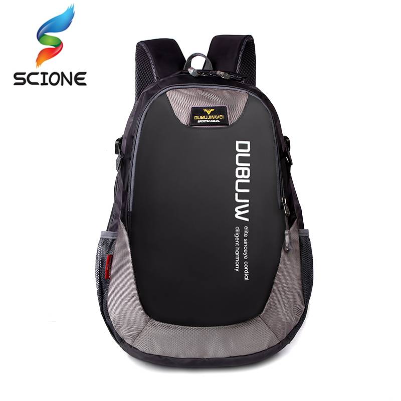 バックパック 防水 レジャー アウトドア 黒 大容量 リュック ユニセックス 多機能　 - 画像1