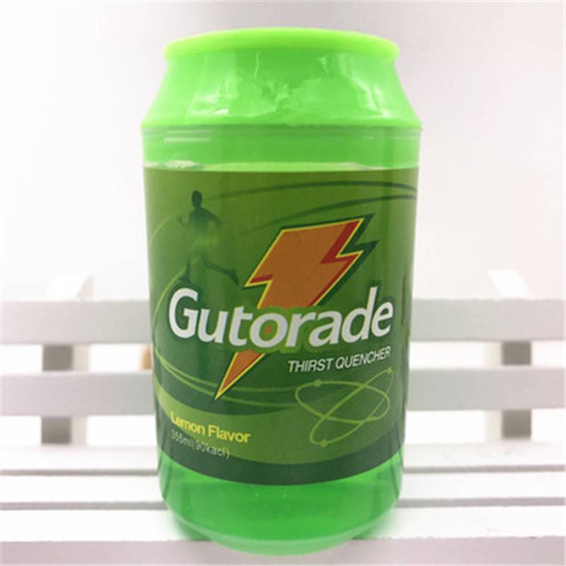 スライム ドリンク缶風 Diy バブル ふわふわ 粘土 おもちゃ ギフト ストレス発散 Green