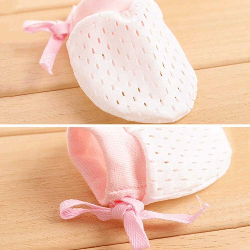 赤ちゃん 引っかき 防止 ベビーミトン 夏 通気性抜群 メッシュ ベビーグローブ キッズ - 画像6