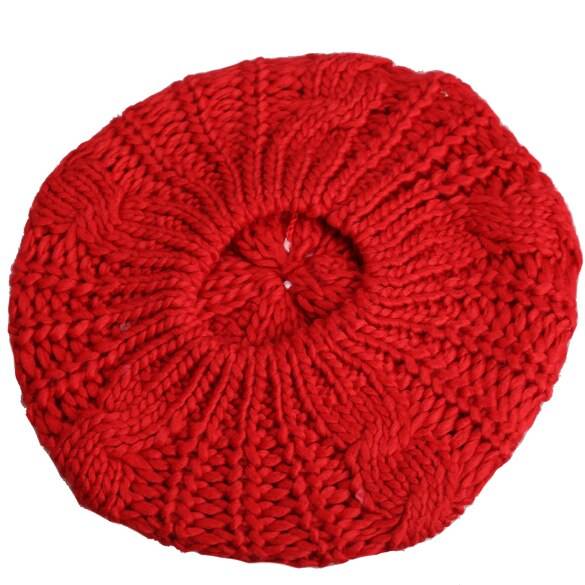 ベレー帽 ニット帽子 編み  キャップ 冬 女性 レディース - 画像3