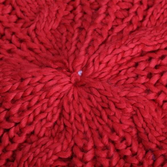 ベレー帽 ニット帽子 編み  キャップ 冬 女性 レディース - 画像5