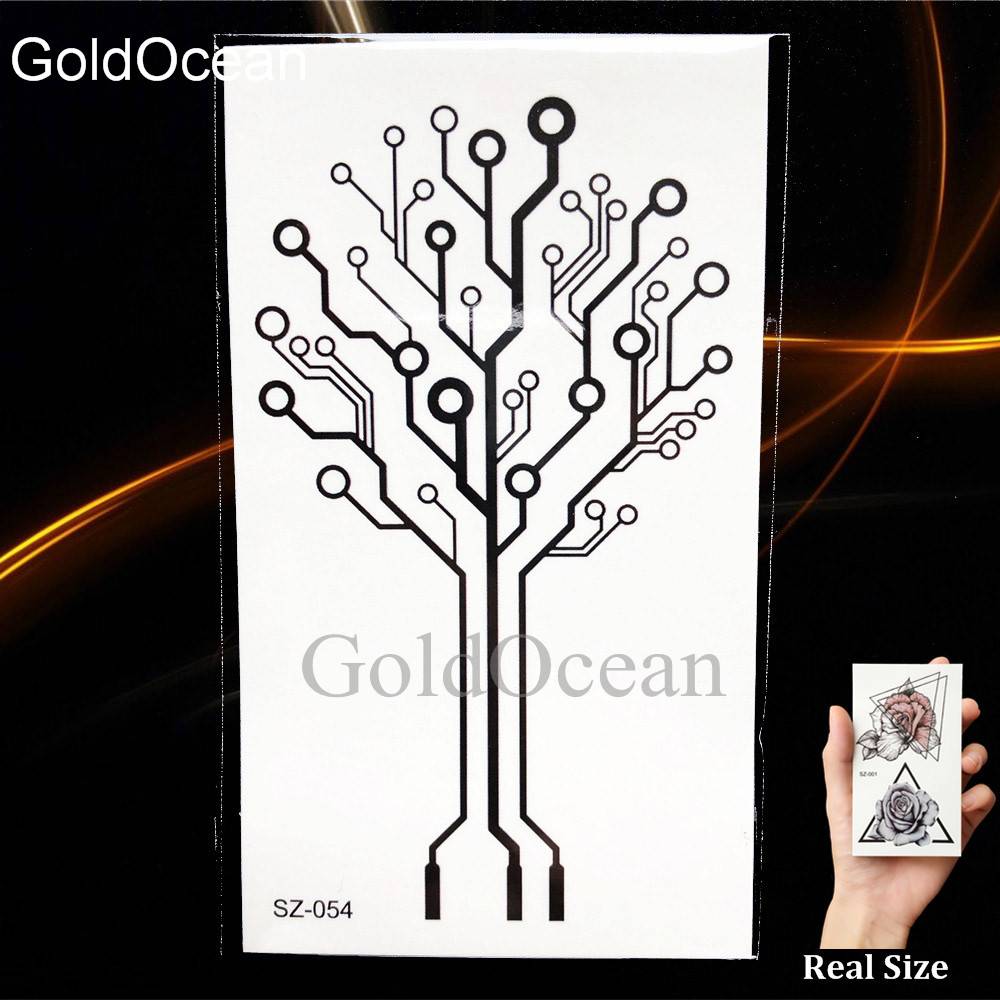 タトゥー シール コスプレ ファッション 防水 インスタント かっこいい オオカミ 狼 HSZ122 - 画像13