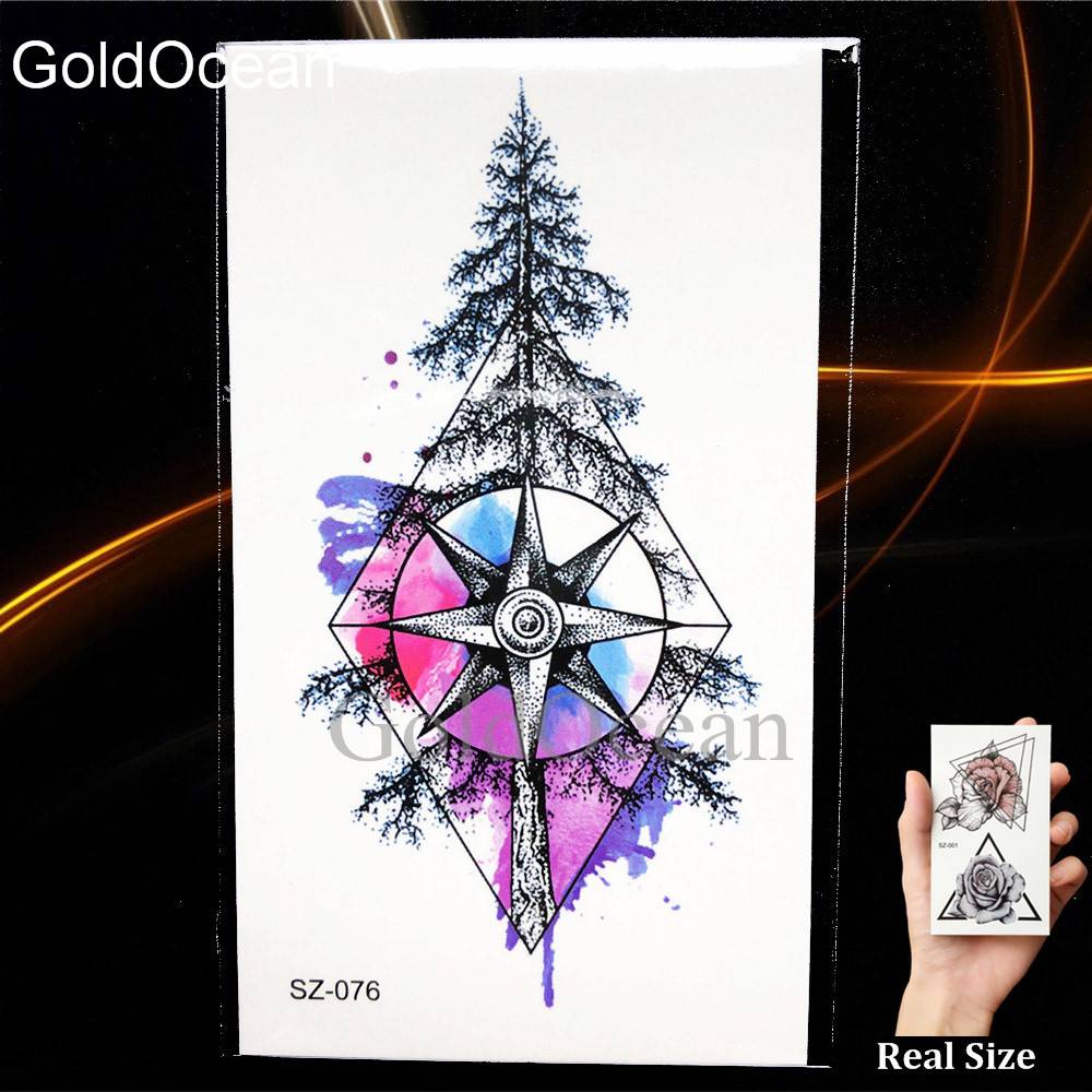 タトゥー シール コスプレ ファッション 防水 インスタント かっこいい オオカミ 狼 HSZ122 - 画像7