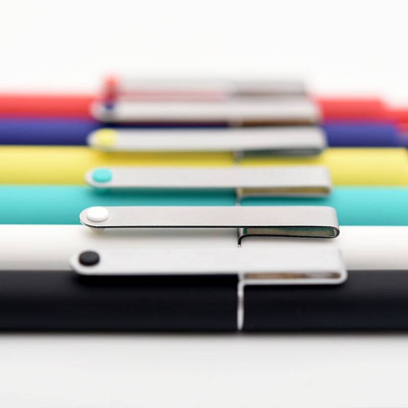 ボールペン クリック ジェルインク 1本 0.5mm ブラック インク メ ブラック- 青 - 画像4