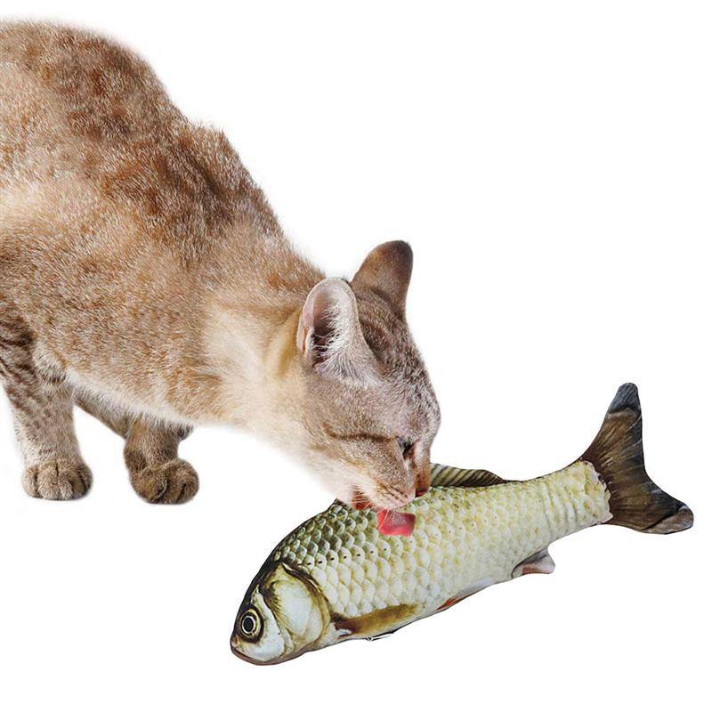 猫 おもちゃ 魚 ぬいぐるみ 猫じゃらし ペット フィッシュ キャット かわいい オレンジ クマノミ - 画像6