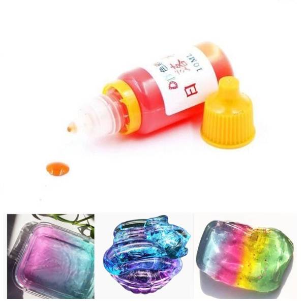 スライム おもちゃ 着色料 カラー デコレーション 安全 クレイ DIY おもちゃ 子供 モ  オレンジ